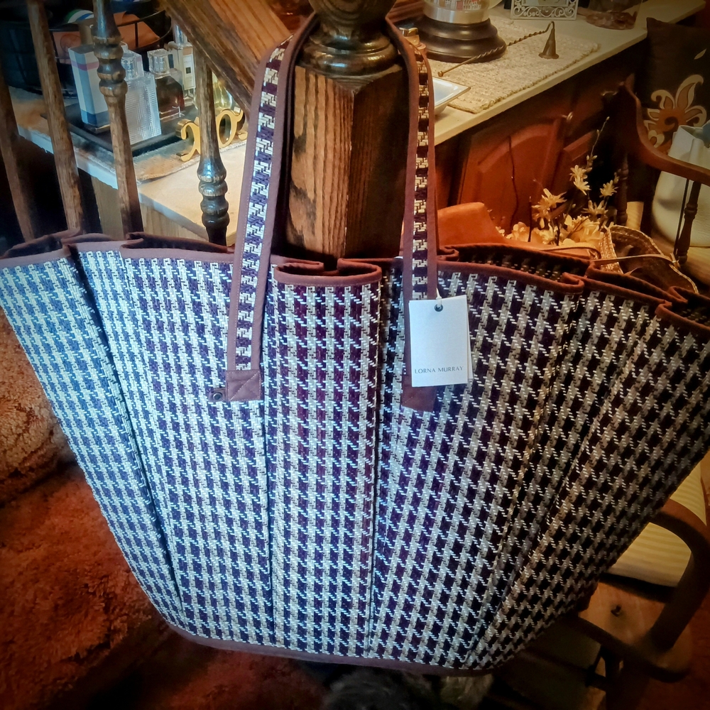 Lorna Murray Brown and Cream Tropez Tote